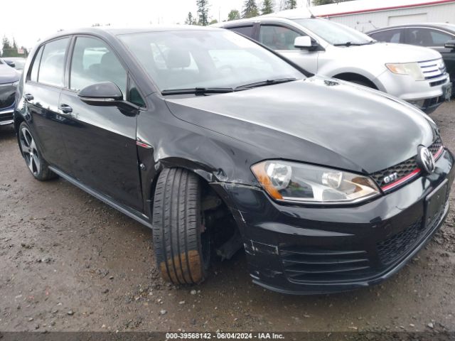 3VW4T7AU9FM025291 Volkswagen Golf Gti 2.0t Autobahn 4-door