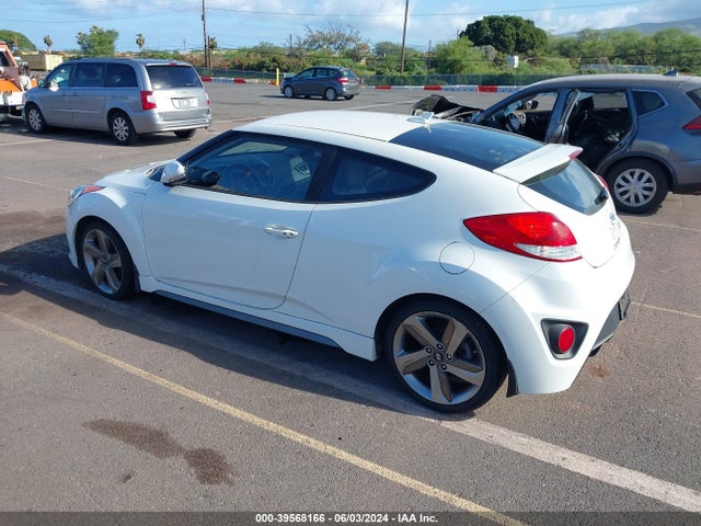 Hyundai Veloster Turbo W/black 2014 KMHTC6AEXEU206245 Image 3