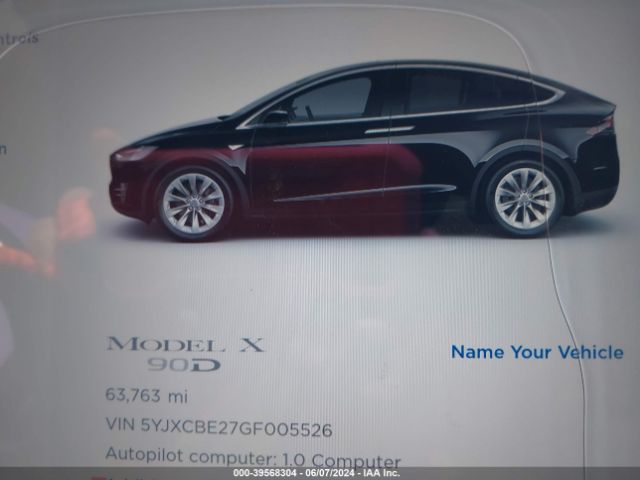 5YJXCBE27GF005526 Tesla Model X 60d/70d/75d/90d/p100d