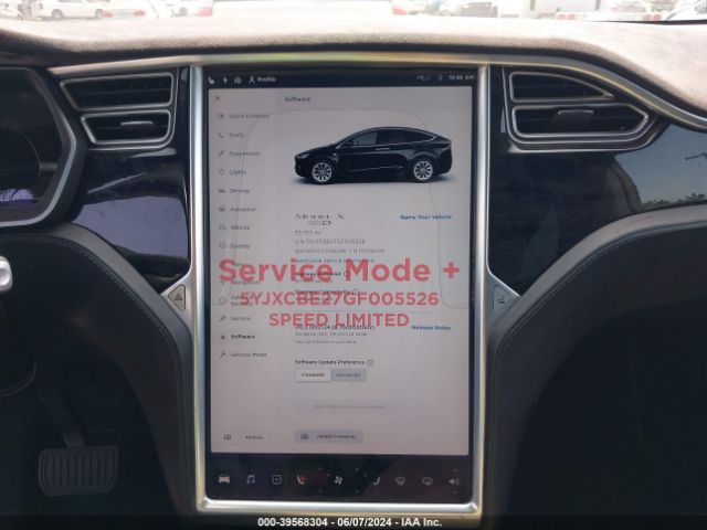 5YJXCBE27GF005526 Tesla Model X 60d/70d/75d/90d/p100d