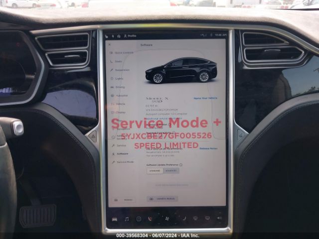 5YJXCBE27GF005526 Tesla Model X 60d/70d/75d/90d/p100d
