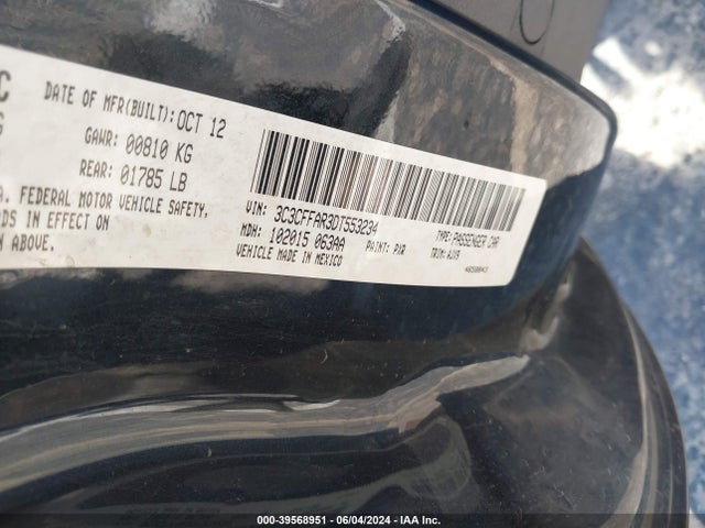 2013 FIAT 500 3C3CFFAR3DT553234 Photo 8
