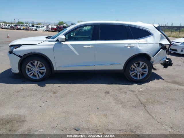 5J8YE1H30NL013654 Acura Mdx Standard