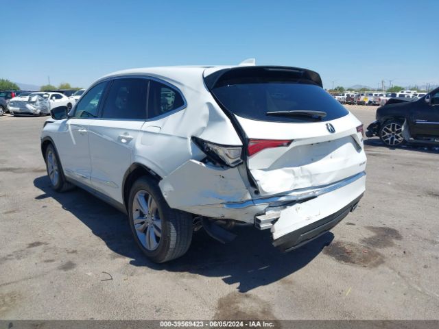 5J8YE1H30NL013654 Acura Mdx Standard