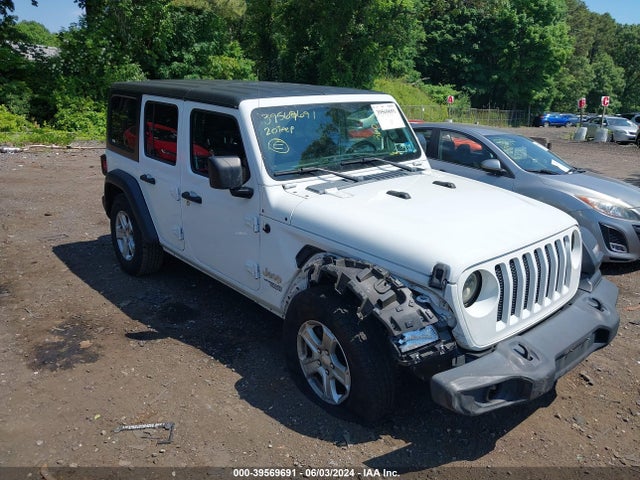 1C4HJXDN0LW155793 Jeep Wrangler Unlimited Sport S 4x4
