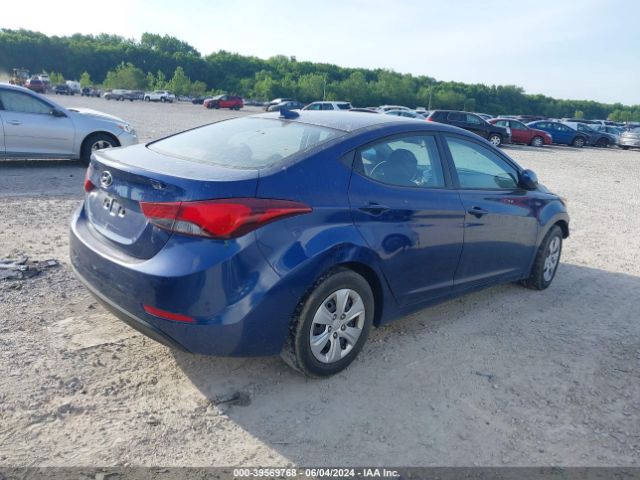 5NPDH4AE3GH778740 Hyundai ELANTRA SE