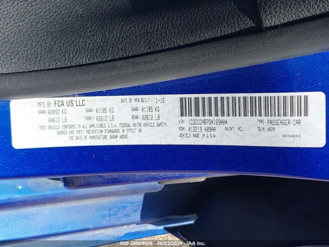 1C3CCCAB7GN169004 Chrysler 200 Limited