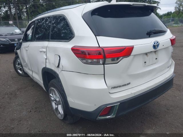 5TDDGRFH8KS053818 Toyota Highlander Hybrid Limited