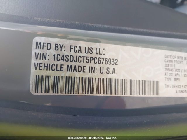 2023 DODGE DURANGO 1C4SDJCT5PC676932 Photo 8