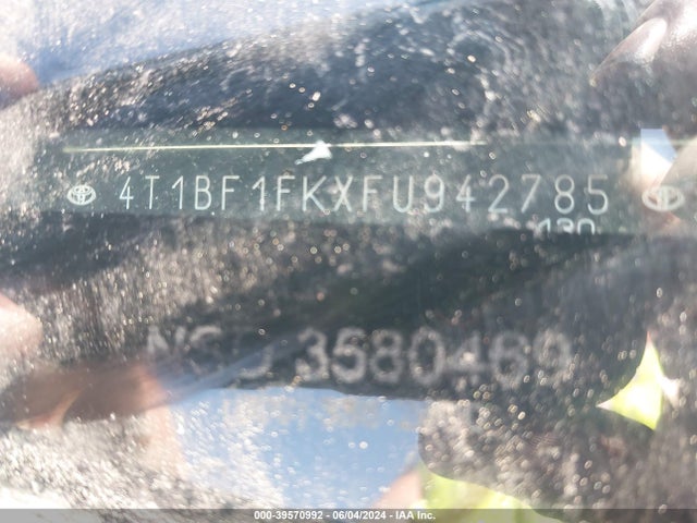 Toyota CAMRY XSE 2015 4T1BF1FKXFU942785 Image 17