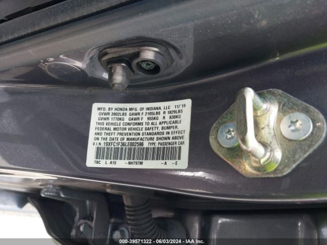 19XFC1F36LE002596 Honda CIVIC EX