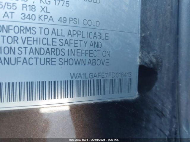 WA1LGAFE7FD018413 Audi Q7 3.0t Premium