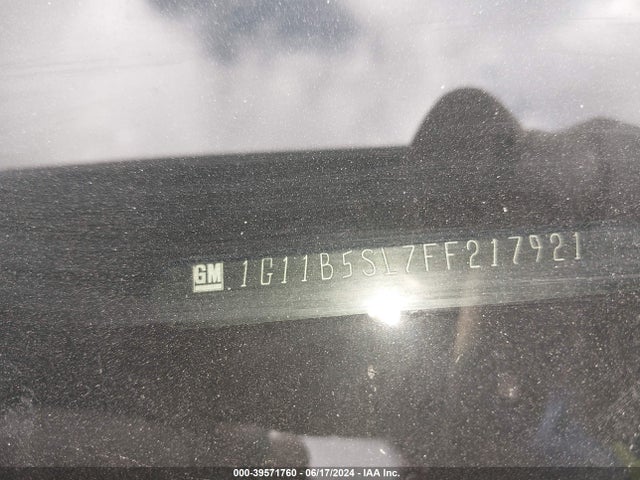 Chevrolet MALIBU LS 2015 1G11B5SL7FF217921 Image 9