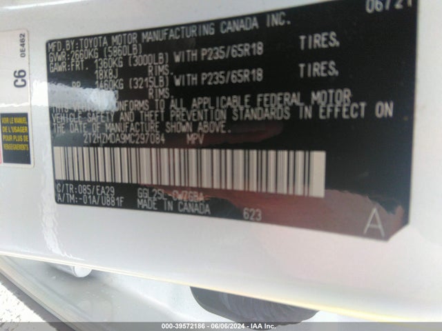 Lexus RX 350 2021 2T2HZMDA9MC297084 Image 9