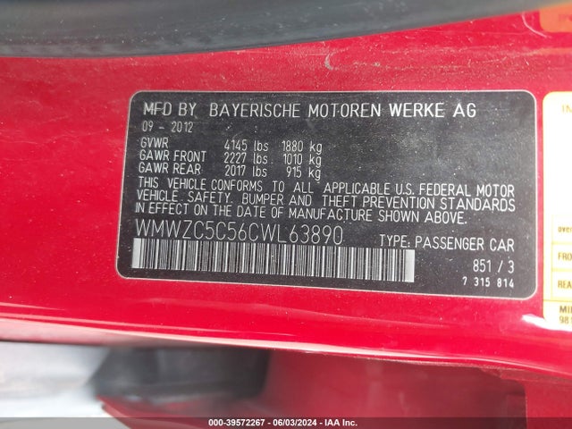 2012 MINI COOPER S COUNTRYMAN WMWZC5C56CWL63890 Photo 8