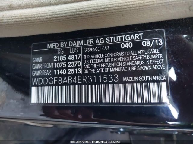 WDDGF8AB4ER311533 Mercedes-Benz C 300 Luxury 4matic/sport 4matic