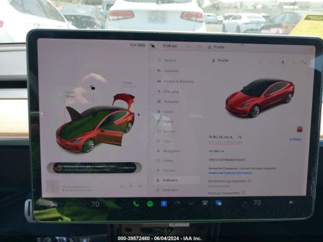 5YJ3E1EB4KF214007 Tesla Model 3 Long Range/performance