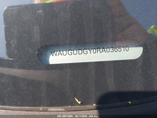 WAUGUDGY0RA036510 Audi A3 Premium 40 Tfsi Quattro S Tronic