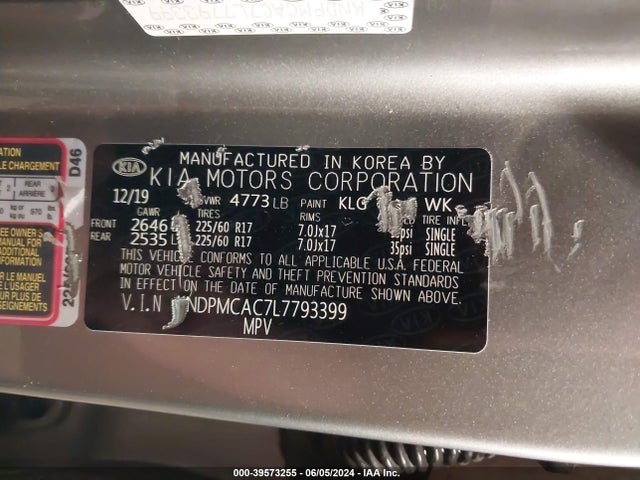 KIA Sportage Lx 2020 KNDPMCAC7L7793399 Image 9