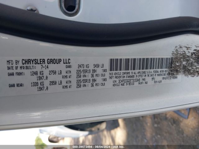 2014 DODGE JOURNEY 3C4PDCGG2ET315349 Photo 8