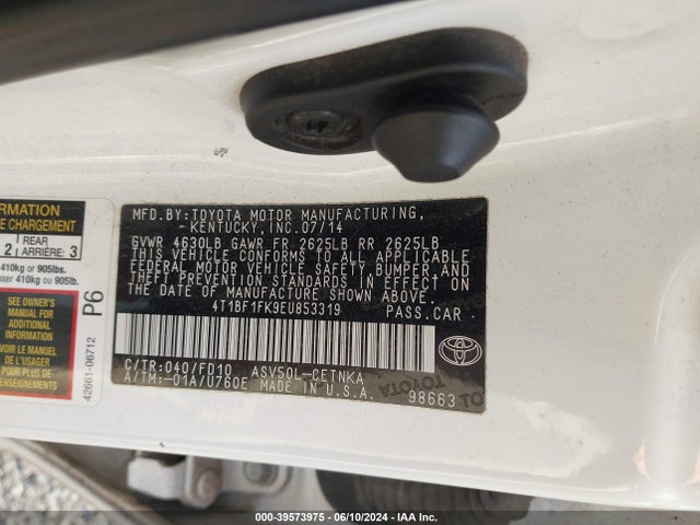 Toyota CAMRY LE 2014 4T1BF1FK9EU853319 Image 9
