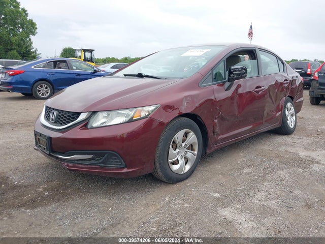 Honda Civic Lx 2014 2HGFB2F51EH559421 Image 2