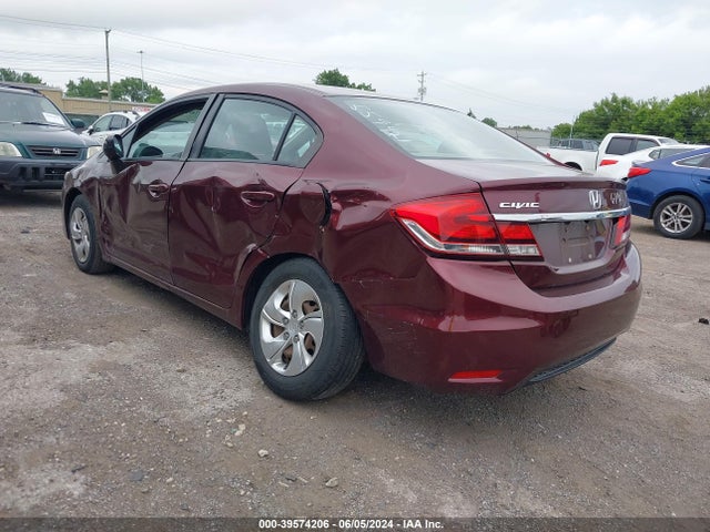Honda Civic Lx 2014 2HGFB2F51EH559421 Image 3