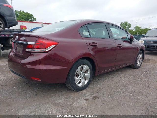 Honda Civic Lx 2014 2HGFB2F51EH559421 Image 4