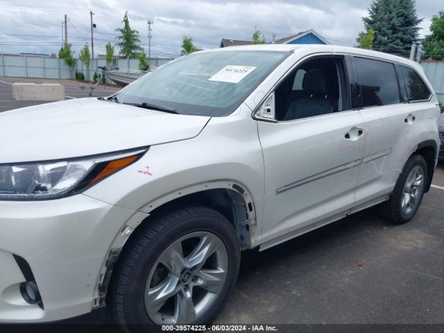 5TDDZRFH2JS848775 Toyota Highlander Limited