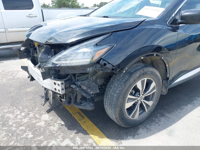 2022 Nissan Murano S Fwd მანქანა იყიდება აუქციონზე, vin: 5N1AZ2AJ4NC121581, აუქციონის ნომერი: 39574344