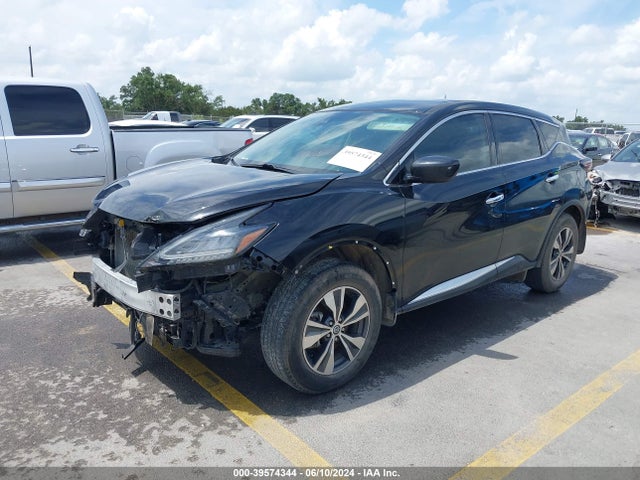 2022 Nissan Murano S Fwd მანქანა იყიდება აუქციონზე, vin: 5N1AZ2AJ4NC121581, აუქციონის ნომერი: 39574344