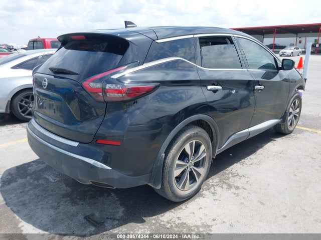2022 Nissan Murano S Fwd მანქანა იყიდება აუქციონზე, vin: 5N1AZ2AJ4NC121581, აუქციონის ნომერი: 39574344
