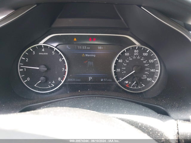 2022 Nissan Murano S Fwd მანქანა იყიდება აუქციონზე, vin: 5N1AZ2AJ4NC121581, აუქციონის ნომერი: 39574344