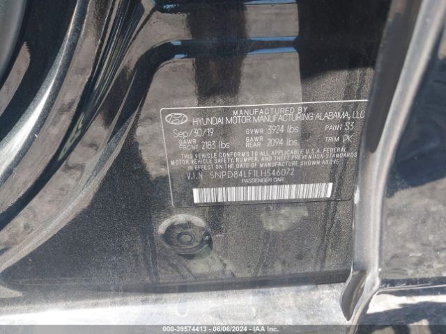 5NPD84LF1LH546072 Hyundai ELANTRA SEL