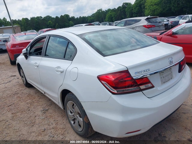 Aukcja sprzedaży 2014 Honda Civic Lx, vin: 19XFB2F54EE232862, numer aukcji: 39574954