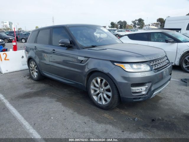 Продаж на аукціоні авто 2015 Land Rover Range Rover Sport 3.0l V6 Supercharged Hse, vin: SALWR2VF2FA527607, номер лоту: 39575233