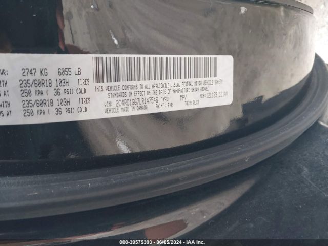 2020 CHRYSLER PACIFICA 2C4RC1GG7LR147546 Photo 8