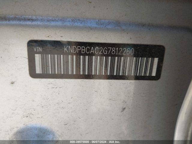 KNDPBCAC2G7812260 KIA Sportage Lx