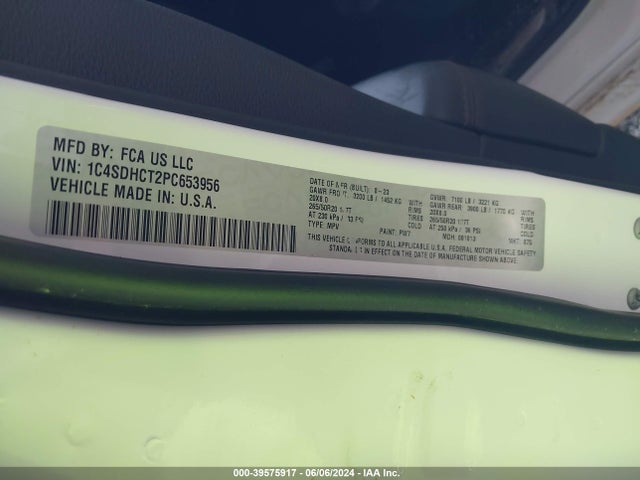 Dodge Durango R/t Plus Rwd 2023 1C4SDHCT2PC653956 Image 9