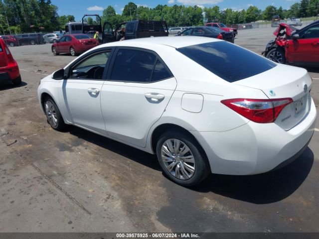 5YFBURHE5GP476424 Toyota COROLLA LE