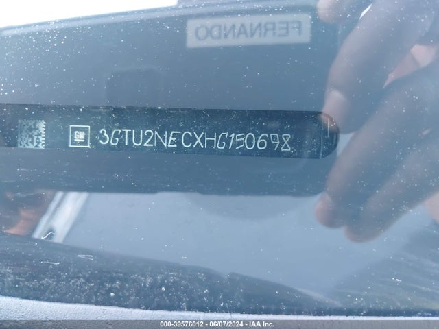 GMC Sierra 1500 Slt 2017 3GTU2NECXHG150698 Image 9