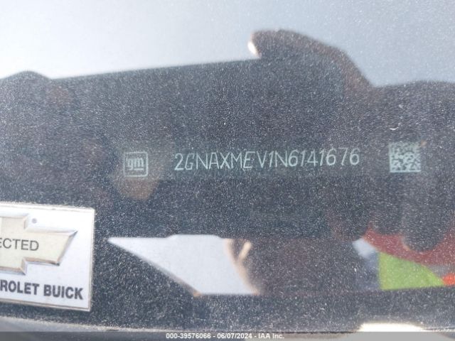 2GNAXMEV1N6141676 Chevrolet Equinox Fwd Rs