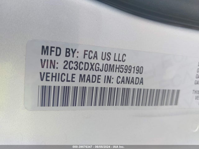 Dodge Charger Scat Pack Rwd 2021 2C3CDXGJ0MH599190 Image 9