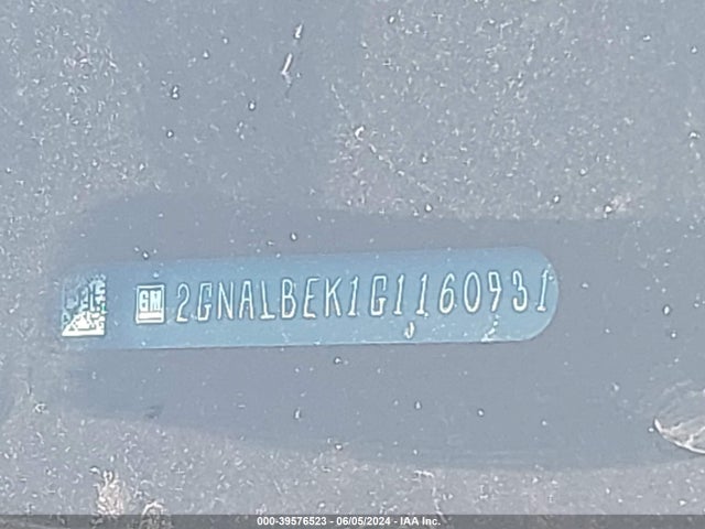 Chevrolet EQUINOX LS 2016 2GNALBEK1G1160931 Image 9