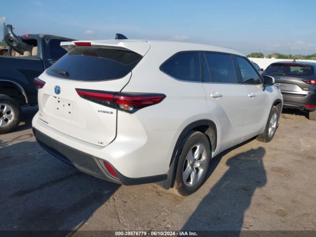 5TDZARAH5PS021236 Toyota Highlander Hybrid Le