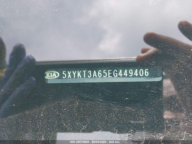 5XYKT3A65EG449406 KIA SORENTO LX