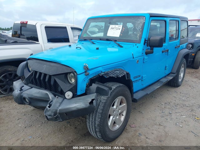 1C4BJWDG4HL624345 Jeep Wrangler Unlimited Sport 4x4