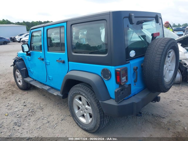 1C4BJWDG4HL624345 Jeep Wrangler Unlimited Sport 4x4