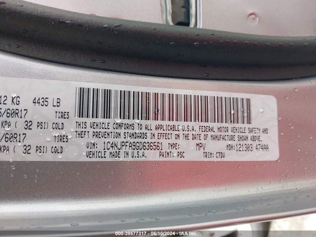 Jeep Patriot Latitude 2016 1C4NJPFA9GD636561 Image 9