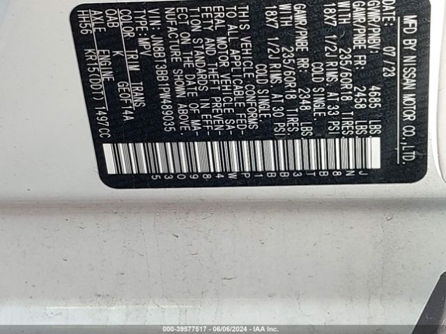 2023 NISSAN ROGUE JN8BT3BB1PW489035 Photo 8